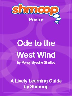 cover image of Ode to the West Wind